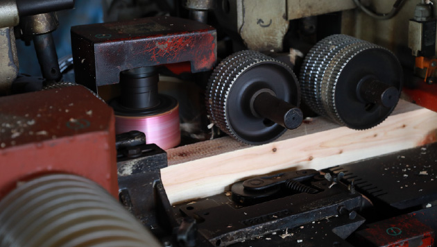 モルダーで製材の質をさらに高める